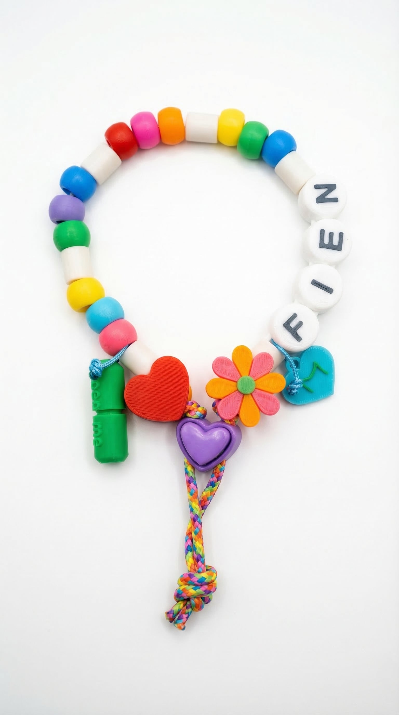BFF Puppy anti-tekenband met naam - biologisch & handgemaakt door Milou <25cm