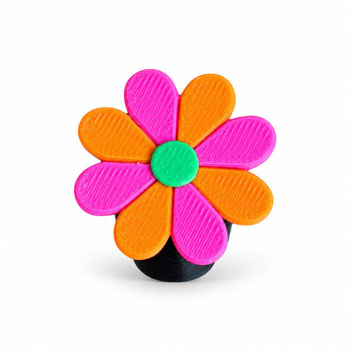 Bloem roze-oranje
